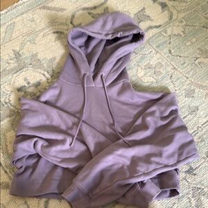 Alo yoga cropped bae hoodie size small